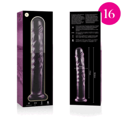 Comprar NEBULA SERIES BY IBIZA - MODELO 16 DILDO CRISTAL ROSA 18.5 CM -O- 3 CM al mejor precio - Envíos Discretos