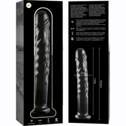 Comprar NEBULA SERIES BY IBIZA - MODELO 16 DILDO CRISTAL TRANSPARENTE 18.5 CM -O- 3 CM al mejor precio - Envíos Discretos