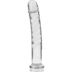 Comprar NEBULA SERIES BY IBIZA - MODELO 16 DILDO CRISTAL TRANSPARENTE 18.5 CM -O- 3 CM al mejor precio - Envíos Discretos