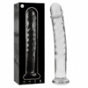 Comprar NEBULA SERIES BY IBIZA - MODELO 16 DILDO CRISTAL TRANSPARENTE 18.5 CM -O- 3 CM al mejor precio - Envíos Discretos