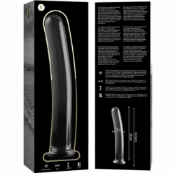 Comprar NEBULA SERIES BY IBIZA - MODELO 17 DILDO CRISTAL TRANSPARENTE 18.5 CM -O- 3 CM al mejor precio - Envíos Discretos