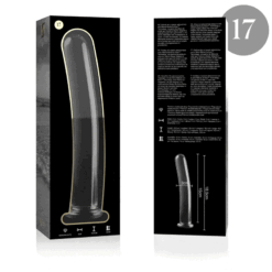 Comprar NEBULA SERIES BY IBIZA - MODELO 17 DILDO CRISTAL TRANSPARENTE 18.5 CM -O- 3 CM al mejor precio - Envíos Discretos