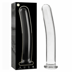 Comprar NEBULA SERIES BY IBIZA - MODELO 17 DILDO CRISTAL TRANSPARENTE 18.5 CM -O- 3 CM al mejor precio - Envíos Discretos