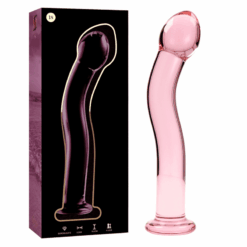 Comprar NEBULA SERIES BY IBIZA - MODELO 18 DILDO CRISTAL ROSA 18.5 CM -O- 3.5 CM al mejor precio - Envíos Discretos