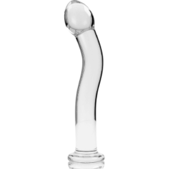 Comprar NEBULA SERIES BY IBIZA - MODELO 18 DILDO CRISTAL TRANSPARENTE 18.5 CM -O- 3.5 CM al mejor precio - Envíos Discretos