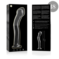 Comprar NEBULA SERIES BY IBIZA - MODELO 18 DILDO CRISTAL TRANSPARENTE 18.5 CM -O- 3.5 CM al mejor precio - Envíos Discretos