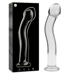 Comprar NEBULA SERIES BY IBIZA - MODELO 18 DILDO CRISTAL TRANSPARENTE 18.5 CM -O- 3.5 CM al mejor precio - Envíos Discretos