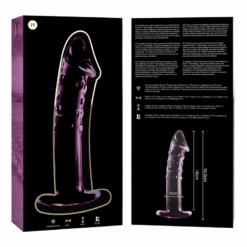Comprar NEBULA SERIES BY IBIZA - MODELO 19 DILDO CRISTAL ROSA 18.5 CM -O- 4 CM al mejor precio - Envíos Discretos