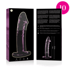 Comprar NEBULA SERIES BY IBIZA - MODELO 19 DILDO CRISTAL ROSA 18.5 CM -O- 4 CM al mejor precio - Envíos Discretos
