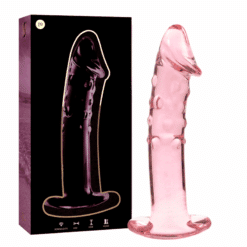 Comprar NEBULA SERIES BY IBIZA - MODELO 19 DILDO CRISTAL ROSA 18.5 CM -O- 4 CM al mejor precio - Envíos Discretos