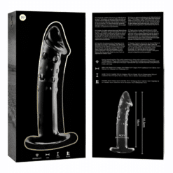 Comprar NEBULA SERIES BY IBIZA - MODELO 19 DILDO CRISTAL TRANSPARENTE 18.5 CM -O- 4 CM al mejor precio - Envíos Discretos
