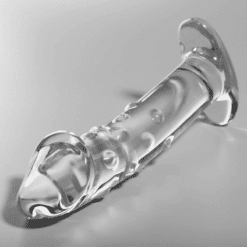 Comprar NEBULA SERIES BY IBIZA - MODELO 19 DILDO CRISTAL TRANSPARENTE 18.5 CM -O- 4 CM al mejor precio - Envíos Discretos