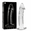 Comprar NEBULA SERIES BY IBIZA - MODELO 19 DILDO CRISTAL TRANSPARENTE 18.5 CM -O- 4 CM al mejor precio - Envíos Discretos