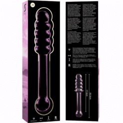 Comprar NEBULA SERIES BY IBIZA - MODELO 20 DILDO CRISTAL ROSA 20.5 CM -O- 3 CM al mejor precio - Envíos Discretos