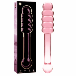 Comprar NEBULA SERIES BY IBIZA - MODELO 20 DILDO CRISTAL ROSA 20.5 CM -O- 3 CM al mejor precio - Envíos Discretos