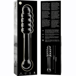 Comprar NEBULA SERIES BY IBIZA - MODELO 20 DILDO CRISTAL TRANSPARENTE 20.5 CM -O- 3 CM al mejor precio - Envíos Discretos