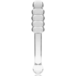 Comprar NEBULA SERIES BY IBIZA - MODELO 20 DILDO CRISTAL TRANSPARENTE 20.5 CM -O- 3 CM al mejor precio - Envíos Discretos