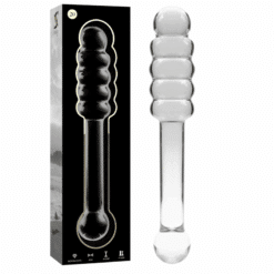 Comprar NEBULA SERIES BY IBIZA - MODELO 20 DILDO CRISTAL TRANSPARENTE 20.5 CM -O- 3 CM al mejor precio - Envíos Discretos