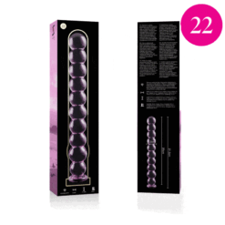 Comprar NEBULA SERIES BY IBIZA - MODELO 22 DILDO CRISTAL ROSA 21.5 CM -O- 2.5 CM al mejor precio - Envíos Discretos