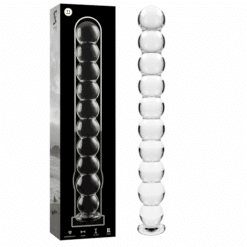 Comprar NEBULA SERIES BY IBIZA - MODELO 22 DILDO CRISTAL TRANSPARENTE 21.5 CM -O- 2.5 CM al mejor precio - Envíos Discretos