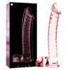 Comprar NEBULA SERIES BY IBIZA - MODELO 23 DILDO CRISTAL ROSA 21.5 CM -O- 4 CM al mejor precio - Envíos Discretos