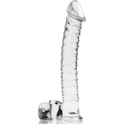 Comprar NEBULA SERIES BY IBIZA - MODELO 23 DILDO CRISTAL TRANSPARENTE 21.5 CM -O- 4 CM al mejor precio - Envíos Discretos