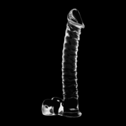Comprar NEBULA SERIES BY IBIZA - MODELO 23 DILDO CRISTAL TRANSPARENTE 21.5 CM -O- 4 CM al mejor precio - Envíos Discretos