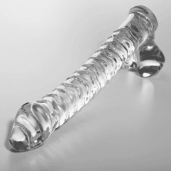 Comprar NEBULA SERIES BY IBIZA - MODELO 23 DILDO CRISTAL TRANSPARENTE 21.5 CM -O- 4 CM al mejor precio - Envíos Discretos