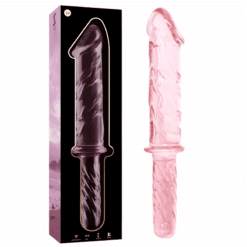 Comprar NEBULA SERIES BY IBIZA - MODELO 24 DILDO CRISTAL ROSA 28.5 CM -O- 5 CM al mejor precio - Envíos Discretos