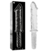 Comprar NEBULA SERIES BY IBIZA - MODELO 24 DILDO CRISTAL TRANSPARENTE 28.5 CM -O- 5 CM al mejor precio - Envíos Discretos