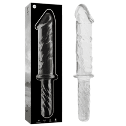 Comprar NEBULA SERIES BY IBIZA - MODELO 24 DILDO CRISTAL TRANSPARENTE 28.5 CM -O- 5 CM al mejor precio - Envíos Discretos