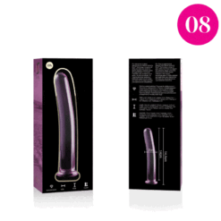 Comprar NEBULA SERIES BY IBIZA - MODELO 8 DILDO CRISTAL ROSA 14.5 CM -O- 2 CM al mejor precio - Envíos Discretos