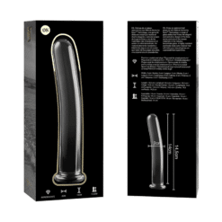 Comprar NEBULA SERIES BY IBIZA - MODELO 8 DILDO CRISTAL TRANSPARENTE 14.5 CM -O- 2 CM al mejor precio - Envíos Discretos