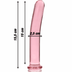 Comprar NEBULA SERIES BY IBIZA - MODELO 9 DILDO CRISTAL ROSA 15.5 CM -O- 2.5 CM al mejor precio - Envíos Discretos