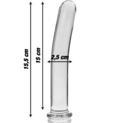 Comprar NEBULA SERIES BY IBIZA - MODELO 9 DILDO CRISTAL TRANSPARENTE 15.5 CM -O- 2.5 CM al mejor precio - Envíos Discretos