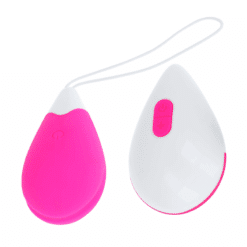 Comprar OHMAMA - HUEVO VIBRADOR 10 MODOS ROSA Y BLANCO al mejor precio - Envíos Discretos