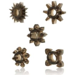 Comprar OHMAMA - SET 5 ANILLOS SILICONA TESTÍCULOS Y PENE al mejor precio - Envíos Discretos