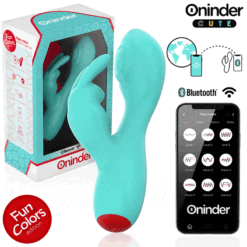 Comprar ONINDER CUTE - LOVE BUNNY VIBRADOR PUNTO G Y CLÍTORIS - APP MUNDIAL GRATUITA al mejor precio - Envíos Discretos