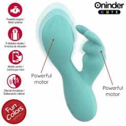 Comprar ONINDER CUTE - LOVE BUNNY VIBRADOR PUNTO G Y CLÍTORIS - APP MUNDIAL GRATUITA al mejor precio - Envíos Discretos