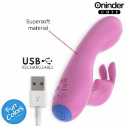 Comprar ONINDER CUTE - LOVE BUNNY VIBRADOR PUNTO G Y CLITORIS - APP MUNDIAL GRATUITA al mejor precio - Envíos Discretos