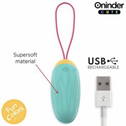 Comprar ONINDER CUTE - LOVE PLEASURE HUEVO VIBRO-GEMAS ROTADORAS SILICONA - APP MUNDIAL GRATUITA al mejor precio - Envíos Discretos