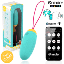 Comprar ONINDER CUTE - LOVE PLEASURE HUEVO VIBRO-GEMAS ROTADORAS SILICONA - APP MUNDIAL GRATUITA al mejor precio - Envíos Discretos