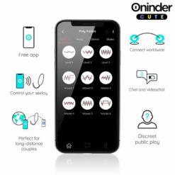 Comprar ONINDER CUTE - LOVE PLEASURE HUEVO VIBRO-GEMAS ROTADORAS SILICONA - APP MUNDIAL GRATUITA al mejor precio - Envíos Discretos