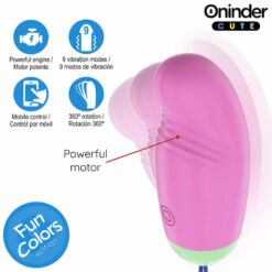 Comprar ONINDER CUTE - LOVE PLEASURE HUEVO VIBRO-ROTADOR 360 SILICONA - APP MUNDIAL GRATUITA al mejor precio - Envíos Discretos