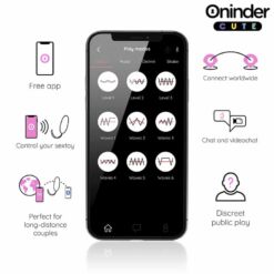 Comprar ONINDER CUTE - LOVE PLEASURE HUEVO VIBRO-ROTADOR 360 SILICONA - APP MUNDIAL GRATUITA al mejor precio - Envíos Discretos