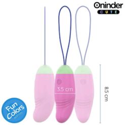 Comprar ONINDER CUTE - LOVE PLEASURE HUEVO VIBRO-ROTADOR 360 SILICONA - APP MUNDIAL GRATUITA al mejor precio - Envíos Discretos