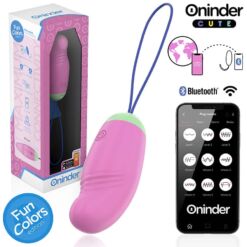 Comprar ONINDER CUTE - LOVE PLEASURE HUEVO VIBRO-ROTADOR 360 SILICONA - APP MUNDIAL GRATUITA al mejor precio - Envíos Discretos