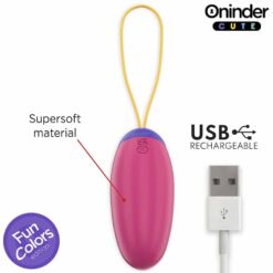 Comprar ONINDER CUTE - LOVE PLEASURE HUEVO VIBRO-WAVE TAPPING SILICONA - APP MUNDIAL GRATUITA al mejor precio - Envíos Discretos