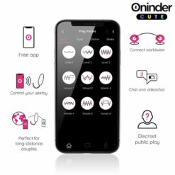 Comprar ONINDER CUTE - LOVE PLEASURE HUEVO VIBRO-WAVE TAPPING SILICONA - APP MUNDIAL GRATUITA al mejor precio - Envíos Discretos