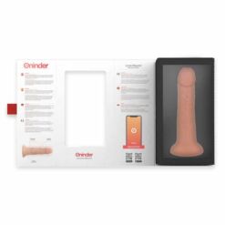 Comprar ONINDER - LARGE BOGOTÁ DILDO VIBRADOR 9 VELOCIDADES NATURAL 22 CM -O- 4.5 CM - APP GRATUITA al mejor precio - Envíos Discretos